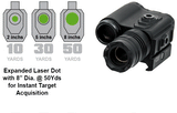 Leapers UTG Instant Target Aiming BullDot Comp Green Laser