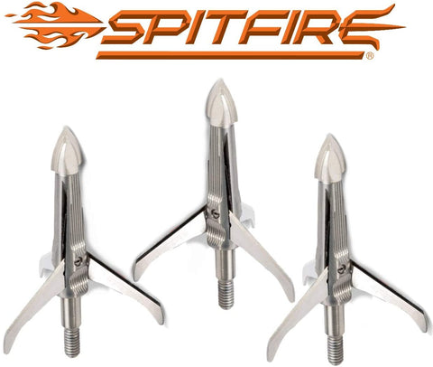 NAP New Archery Products Spitfire Maxx 125 Grain 3 Blade Broadhead - 3 Pack